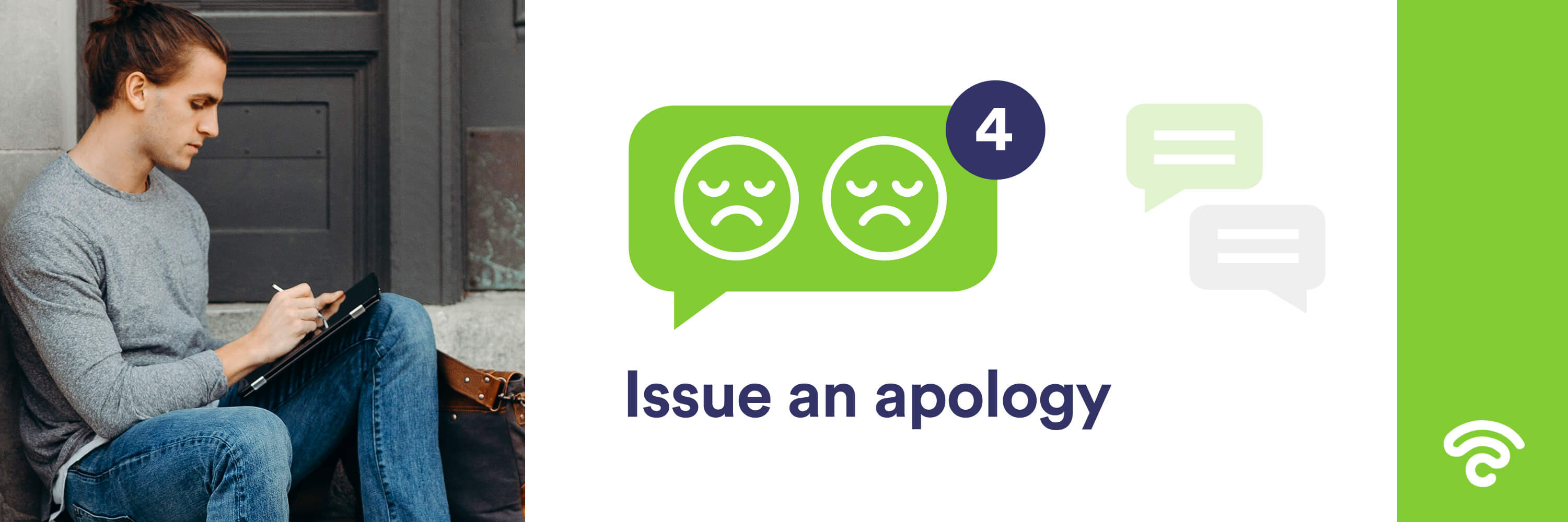 Issue an apology